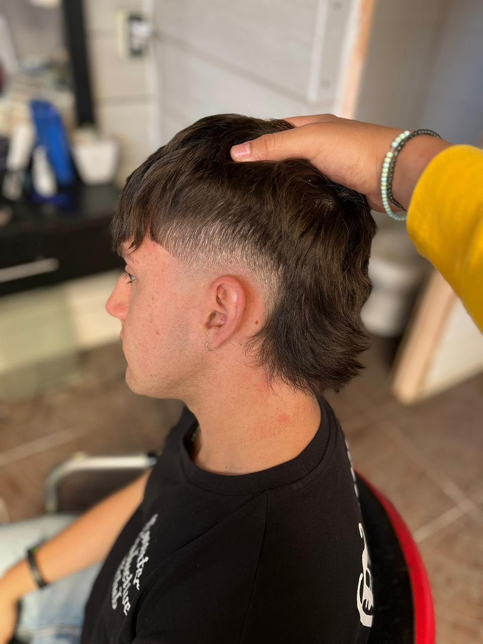 Mullet con degradado